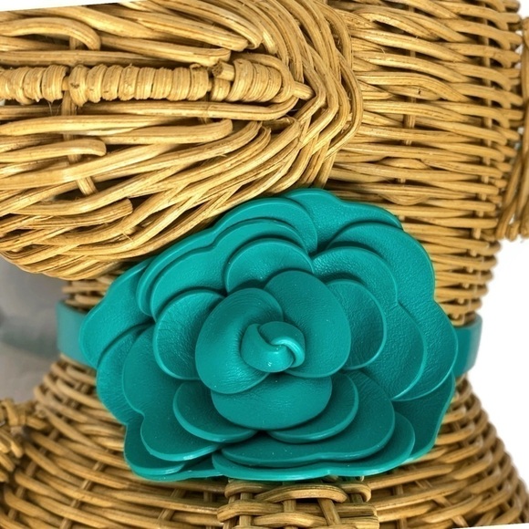 Kate Spade Monkey 🐒 Wicker Novelty Rare Bag - Picture 10 of 14